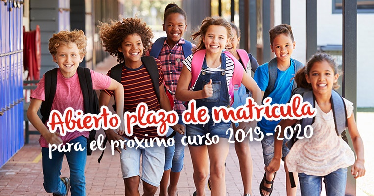 Abierto el plazo de matrícula para el próximo curso 2019-2020